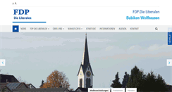 Desktop Screenshot of fdp-bubikon-wolfhausen.ch